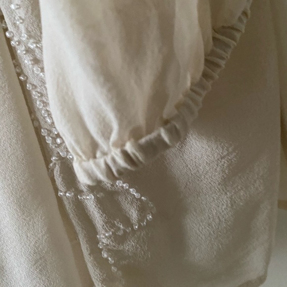Max Mara silk blouse with embellishments - Picture 6 of 8